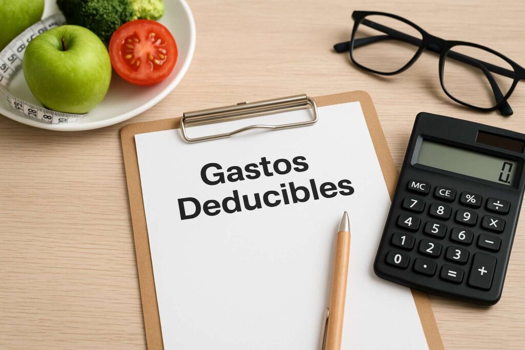 Gastos deducibles para nutricionistas autónomos: guía completa para pagar menos impuestos